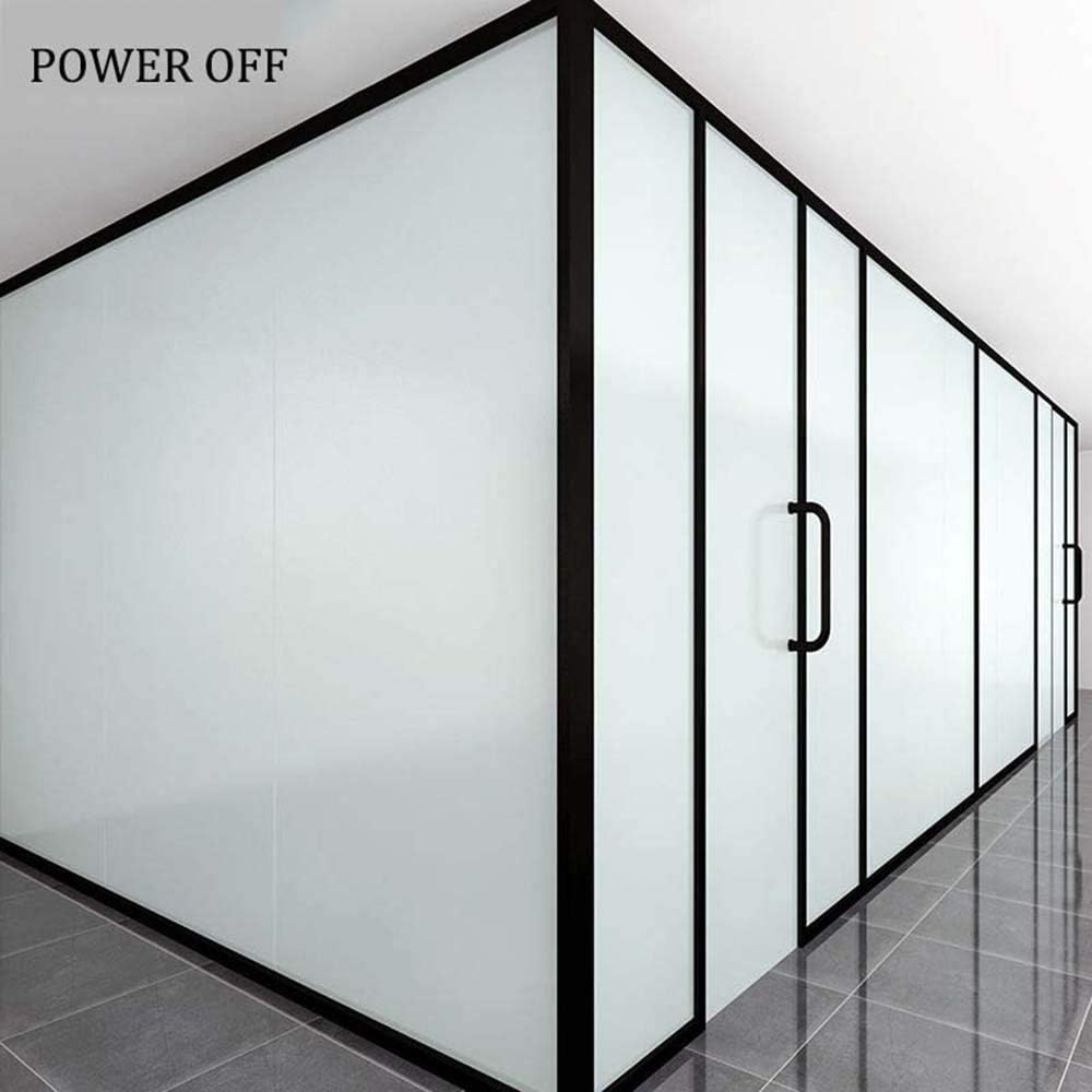 Adhesivo conmutable Smart Film PDLC Electronic Smart Tint Glass Sticker para ventana de oficina en casa, 6 pulgadas x 8.2 pulgadas