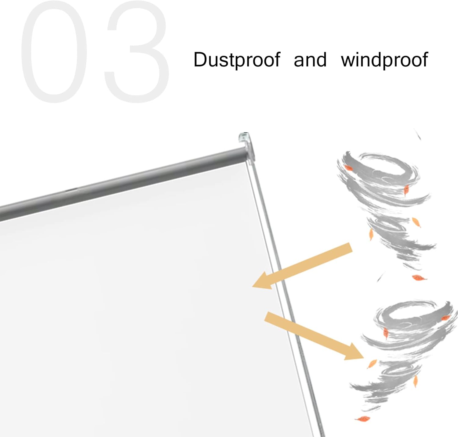 Persiana enrollable de plástico de vinilo, persianas enrollables de plástico PVC, persiana enrollable exterior transparente para pérgola para