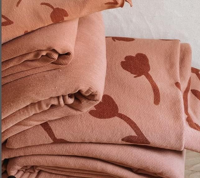 ISEE FABRIC – Tela floral de The Yard – Tela de rizo orgánico – Suministros de costura – Hecho en Estados Unidos – Tela de algodón – Ropa de bebé –