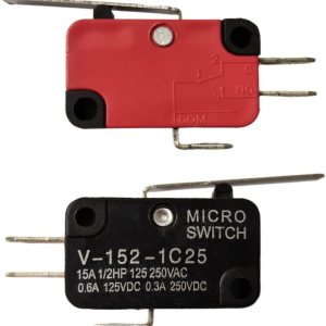 Szliyands Paquete de 20 interruptores de límite micro miniatura V-152-1C25 SPDT momentáneos tipo palanca de bisagra de acción rápida Szliyands Paquete de 20 interruptores de límite micro miniatura V-152-1C25 SPDT momentáneos tipo palanca de bisagra de acción rápida