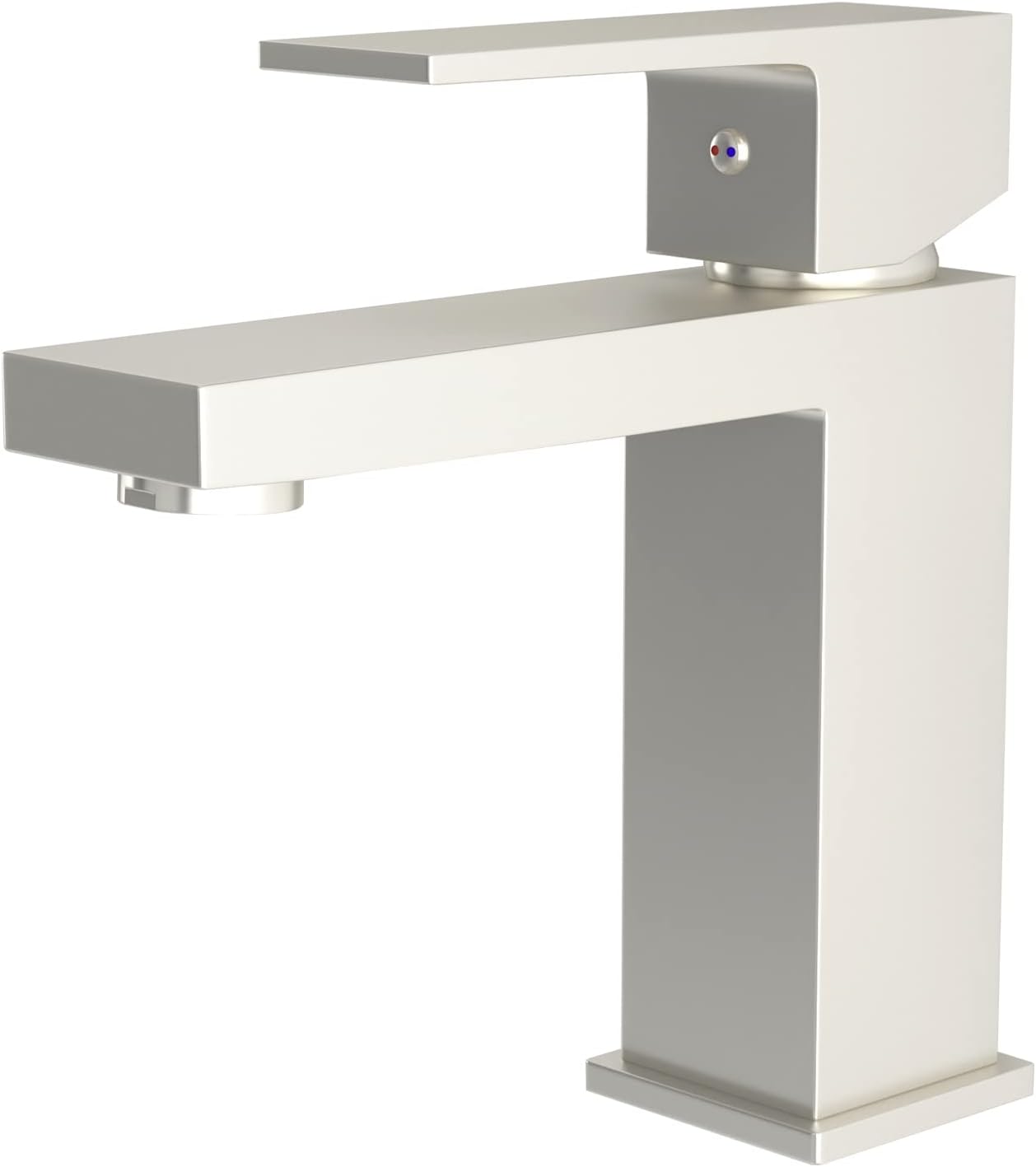 AF30101BN2 – Grifo de baño de latón en níquel cepillado, resistente a la corrosión, grifo moderno para fregadero de baño con líneas de suministro de