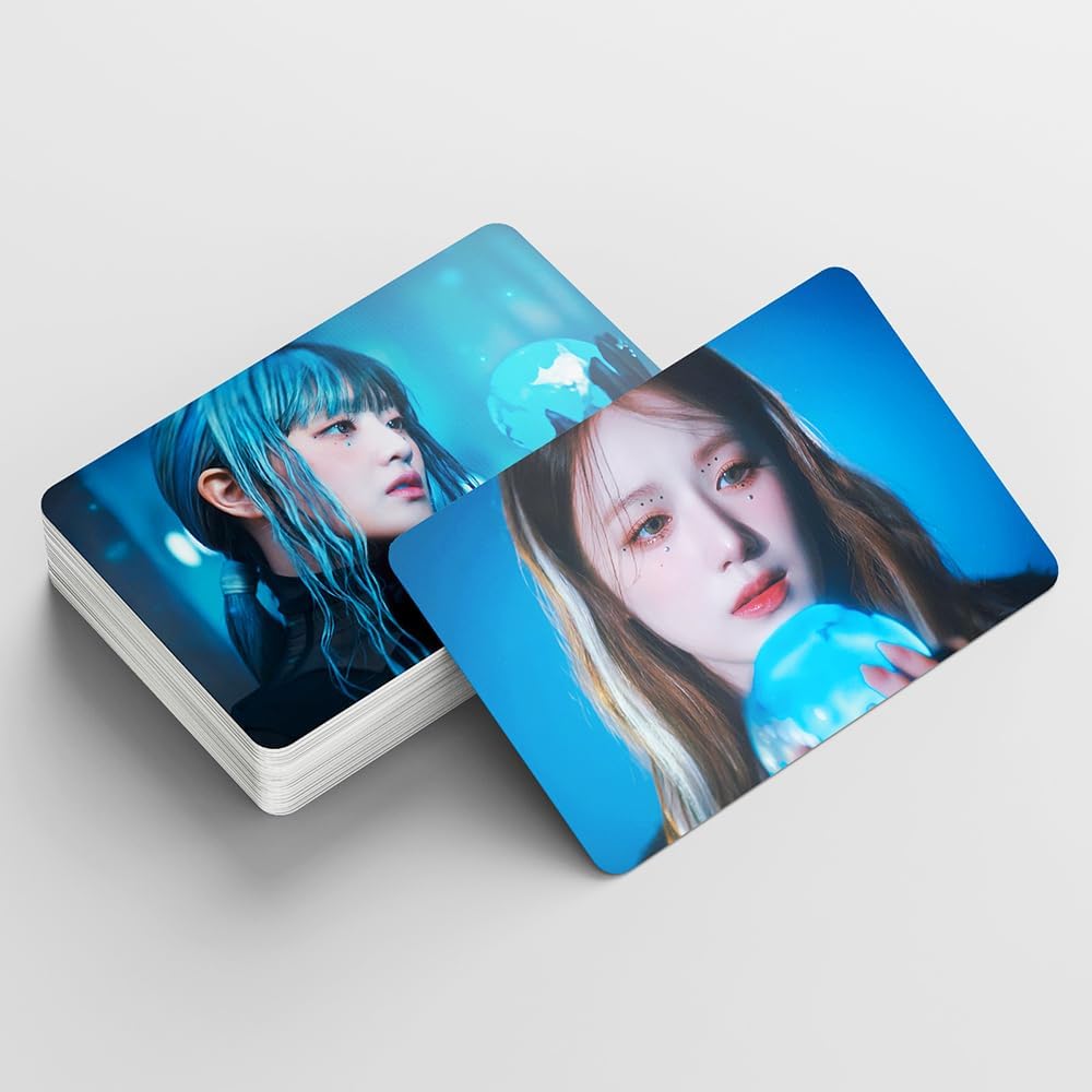 (G I-DLE I do Photocards 55 piezas 2023 (G) I-DLE Nuevo álbum I do Lomo Juego de tarjetas Kpop Merchandising Regalo para fans niños niñas y