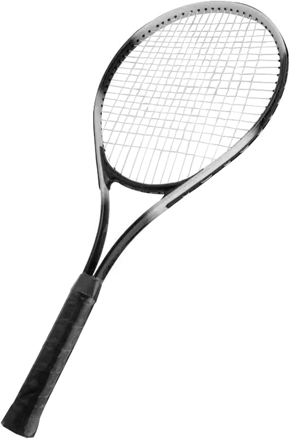Racque de tenis para principiantes de 27 pulgadas para adultos, juego de raqueta individual ligera para mujeres y hombres con bolsa de transporte