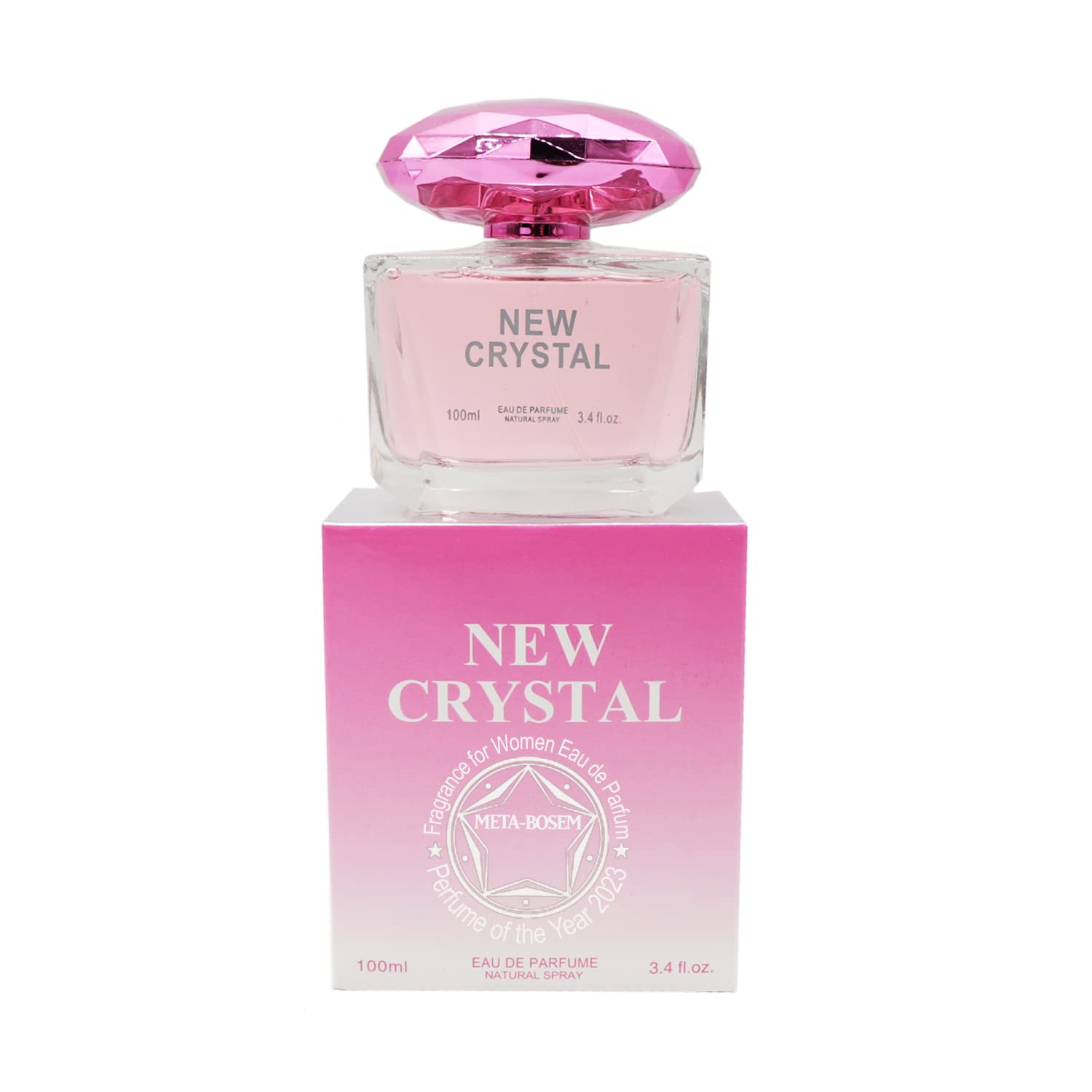 META-BOSEM VICTORY INTENSE CRYSTAL, Eau de Parfum en espray para mujer, maravilloso regalo, vibrante, uso diurno e informal, para todo tipo de piel,