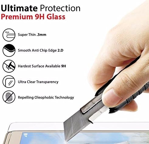 BISEN – Protector de pantalla de vidrio templado para Ellipsis 7, antiarañazos, antigolpes, inastillable, protección de por vida