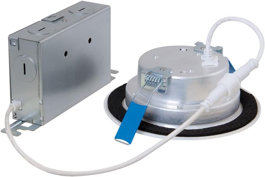 HALO LTB CCT seleccionable de 4 pulgadas (3000K-5000K) LED integrado, luz empotrable blanca, ajuste regulable