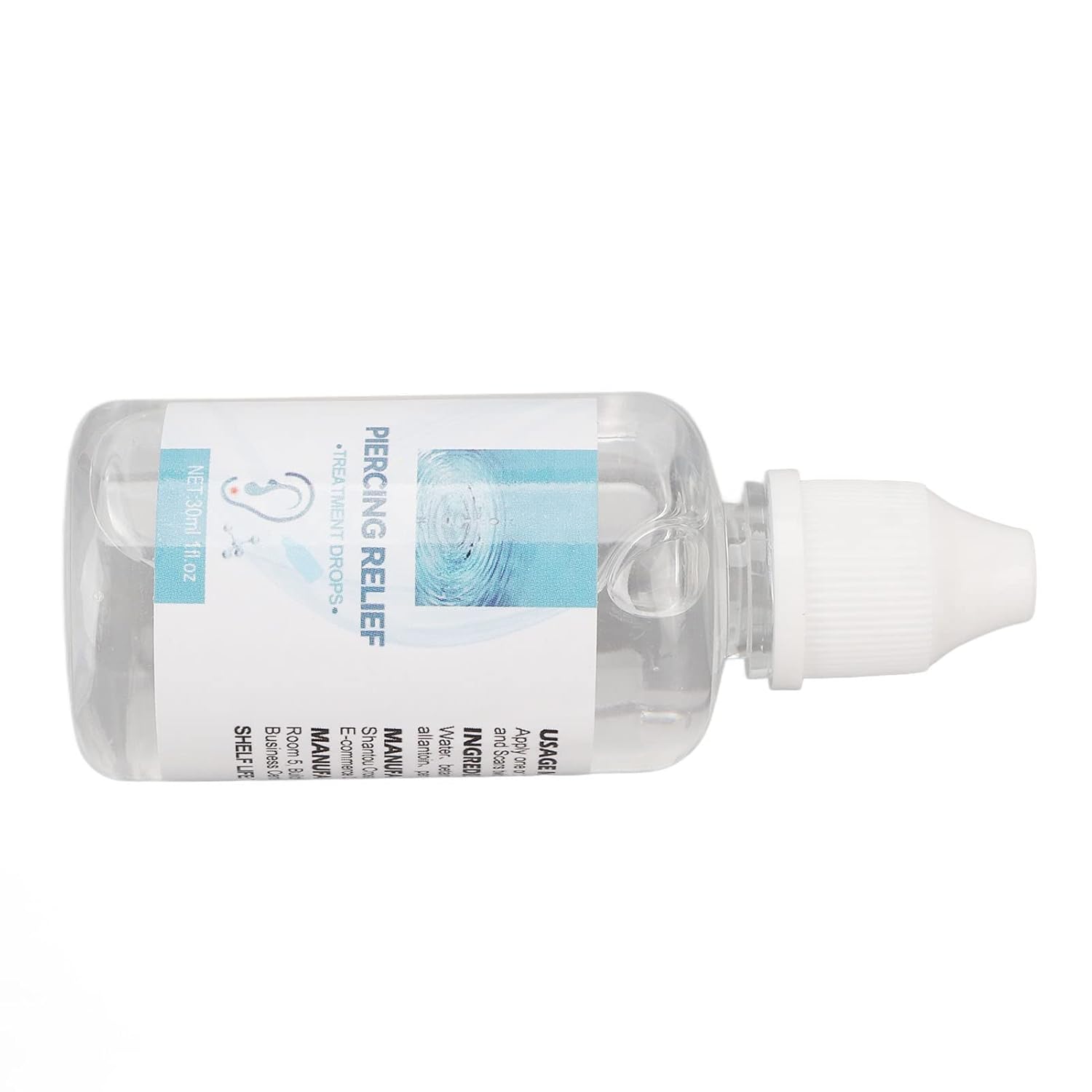 2 gotas de eliminación de queloides de 1.0 fl oz, gotas de perforación para aliviar el enrojecimiento, hinchazón, perforación de tratamiento
