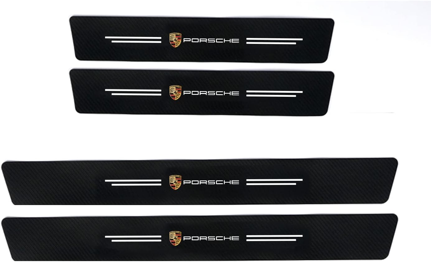 Película protectora para umbral de puerta de automóvil Porsche, Protector de umbral de puerta de automóvil para Porsche Panamera Cayenne Macan