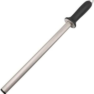 Varilla afiladora de cuchillos profesional de acero al carbono con diamante de 10 pulgadas  Cocina, hogar o caza  Master Chef, Hunter o Home Gourmet Varilla afiladora de cuchillos profesional de acero al carbono con diamante de 10 pulgadas  Cocina, hogar o caza  Master Chef, Hunter o Home Gourmet