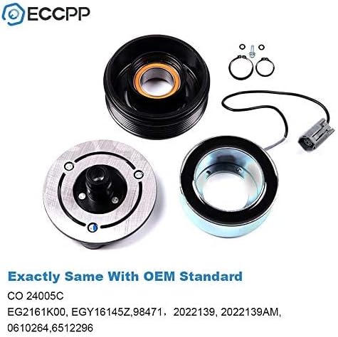 ECCPP Embrague CA CO 24005C 2006 2007 2008 2009 apto para Mazda 3 5 CX-7 2.3L