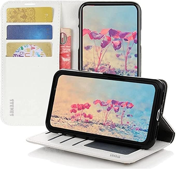STENES Bling – Funda tipo cartera para teléfono compatible con Samsung Galaxy Z Fold 2 5G, elegante, hecha a mano en 3D, diseño retro con purpurina