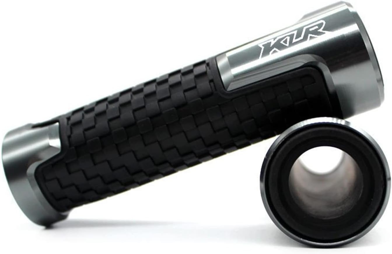 RESKIO Manillar de motocicleta para Kawasaki KLR650 KLR 650 KLR250 250 todo el año 78 pulgadas 0.866 in perillas de motocicleta antideslizantes