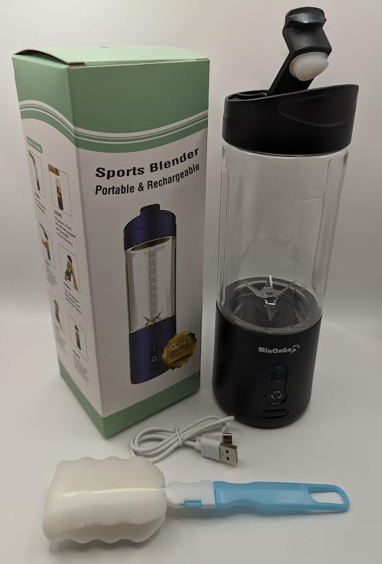 Licuadora portátil negra, 1 paquete, 17.9 fl oz (17.90 oz)