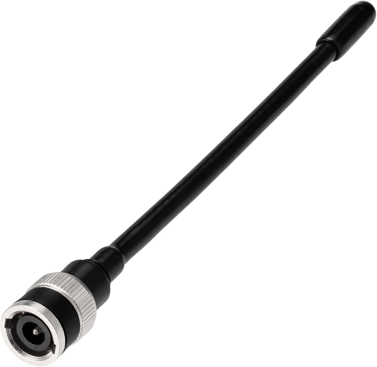 Superbat Antena UHF 400-470MHz Antena de radio bidireccional con conector macho BNC, paquete de 2 para transmisor-receptor de radio portátil CB,