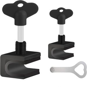 Cerraduras para ventana, 2 juegos de cerraduras de ventana corredizas con llave para puertas correderas verticales y horizontales, fáciles de Cerraduras para ventana, 2 juegos de cerraduras de ventana corredizas con llave para puertas correderas verticales y horizontales, fáciles de