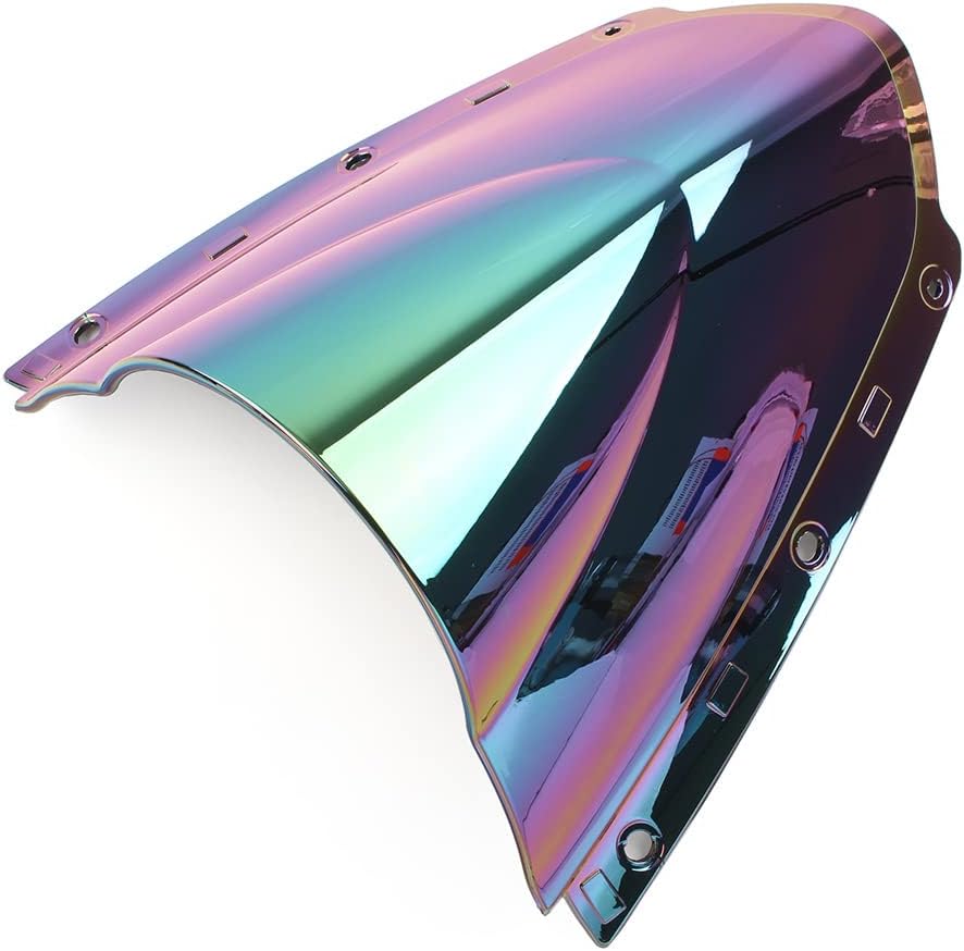 GZYF Parabrisas delantero de motocicleta para Kawasaki Ninja ZX10R 2021 2022 2023, iridio oscuro