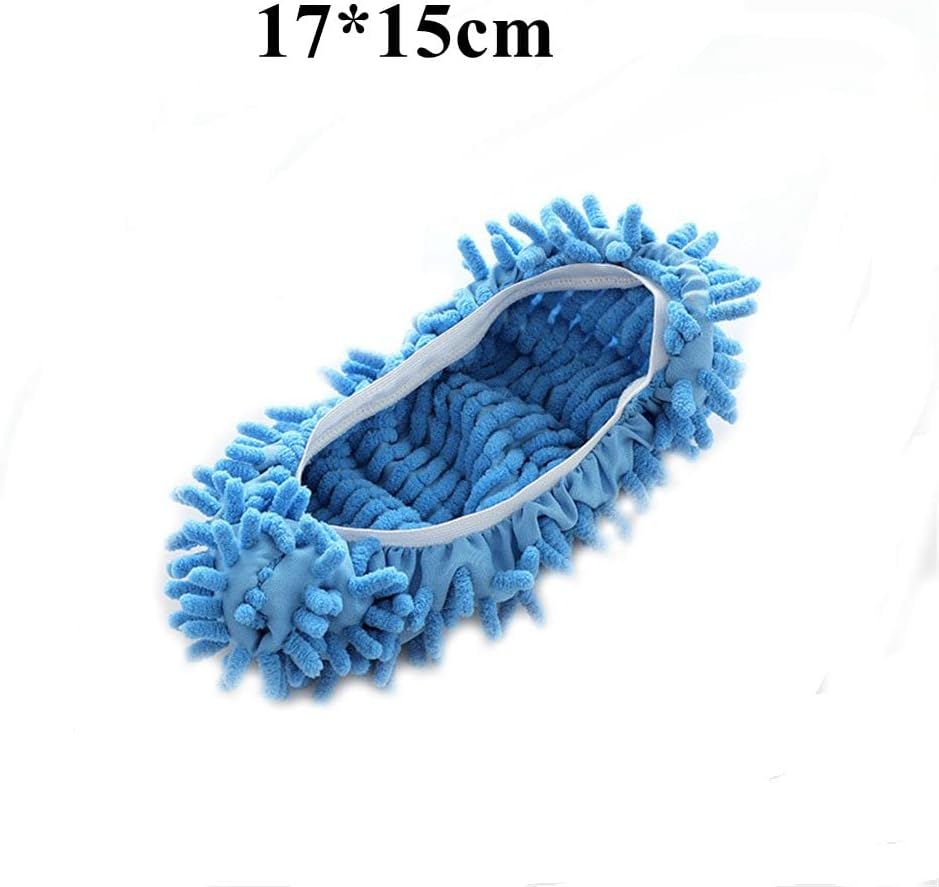 HomeSoGood 5 pares (10 piezas) de paño de limpieza para mopa y zapatos, pantuflas de microfibra para casa, cocina, oficina