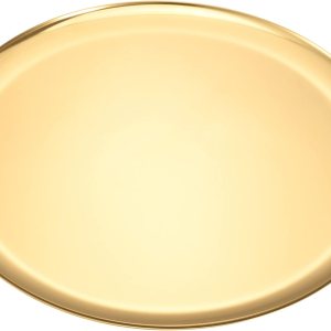 Bandeja de acero inoxidable dorada de 11.02 pulgadas11.024 in, bandeja redonda para joyas, bandeja de almacenamiento de cosméticos, bandeja de Bandeja de acero inoxidable dorada de 11.02 pulgadas11.024 in, bandeja redonda para joyas, bandeja de almacenamiento de cosméticos, bandeja de