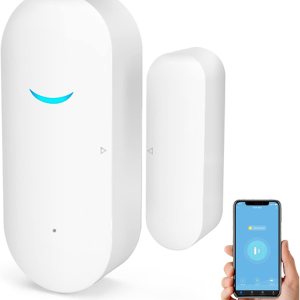 TUYA – Paquete de 4 sensores inalámbricos WiFi para ventana de puerta, alarma inteligente con notificación gratuita, control de aplicación, sistema TUYA – Paquete de 4 sensores inalámbricos WiFi para ventana de puerta, alarma inteligente con notificación gratuita, control de aplicación, sistema