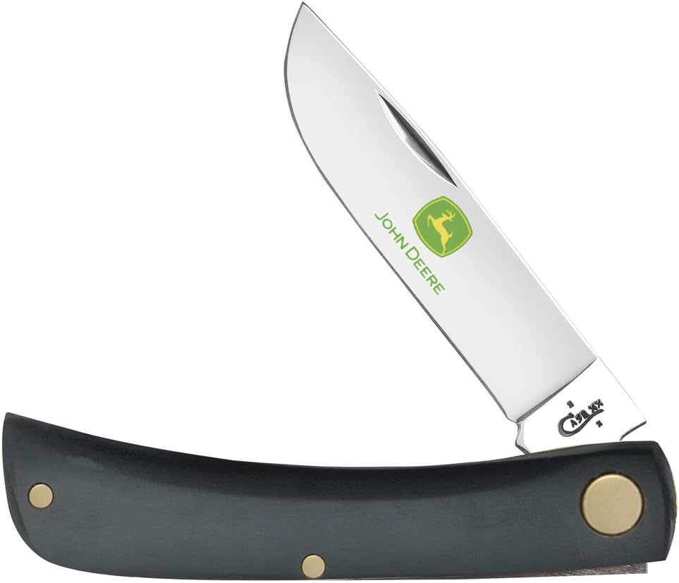 Cuchillo Case de bolsillo para agricultor, de cromo vanadio, mango amarillo