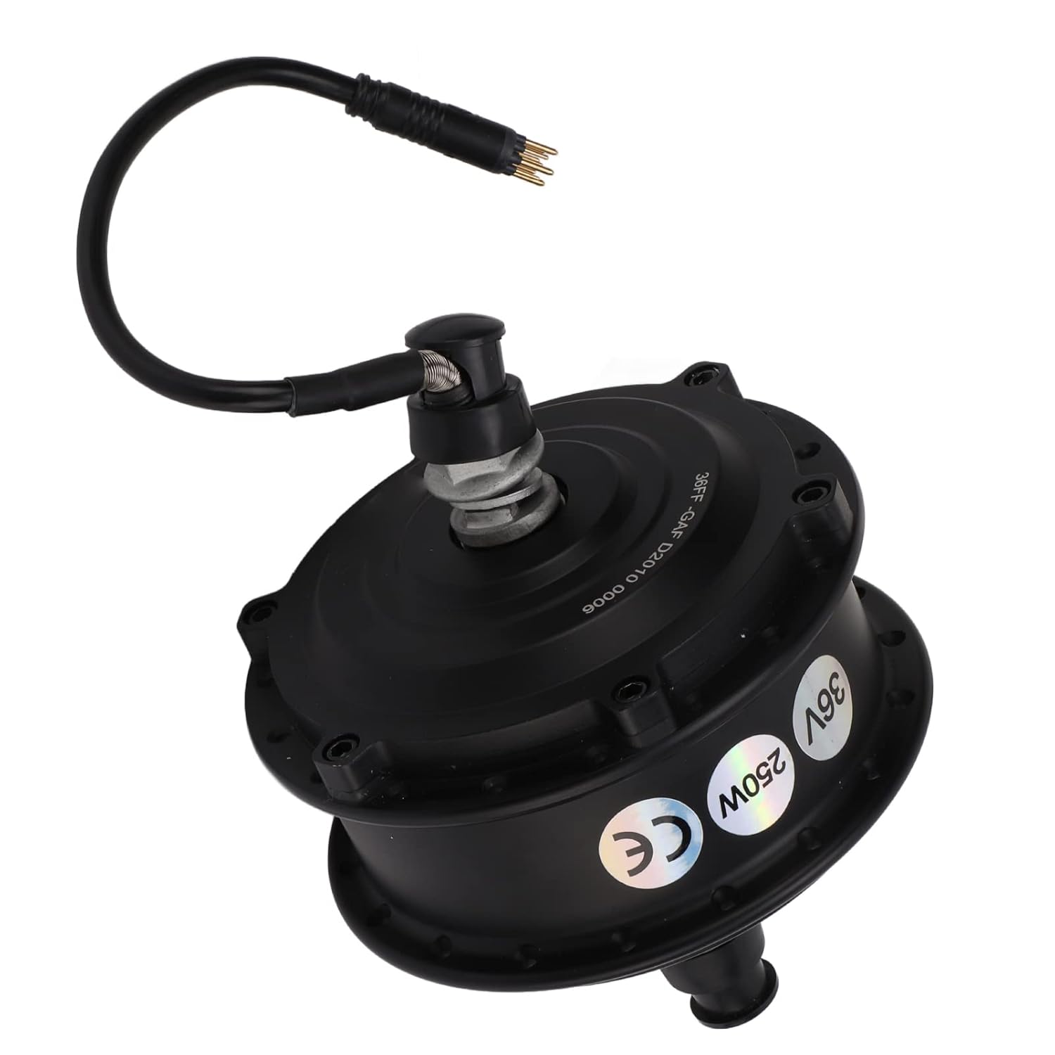 Motor eléctrico de cubo de bicicleta, 36 V 250 W, impermeable, rueda delantera, kit de motor de conversión de bicicleta eléctrica con 3 modos de