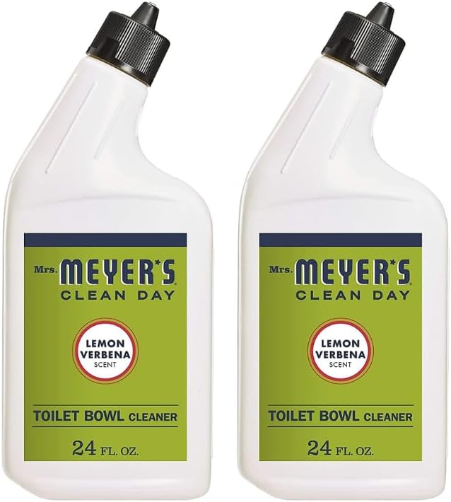 Mrs. Meyer’s Limpiador de inodoro Lemon Verbena (24 onzas) (paquete de 2)