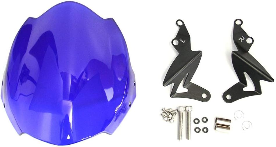 Tornillos para parabrisas de motocicleta, accesorios compatibles con deflectores de viento Iridium Ducati 696 2009 2010 2011 (color iridio profundo)