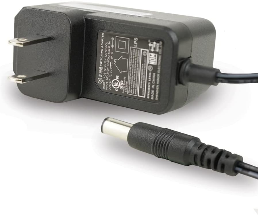 Paquete de 2 fuentes de alimentación de 12 V 1 A CACC, CA 100-240 V a CC, adaptador de pared de 12 W, 12 V, 1 amperio, convertidor de alimentación