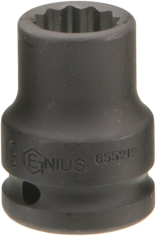 453836 12″ Dr. 1.417 in (12pt.) Zócalo de impacto de pared delgada