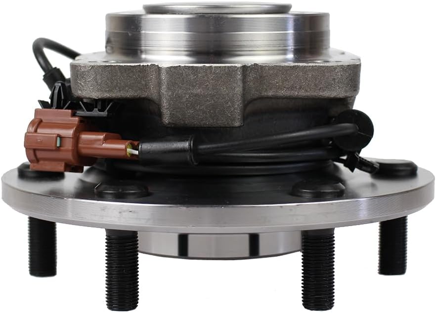 Autoround 541004 Par de bujes de rueda trasera y cojinete para Nissan Pathfinder Armada 05-13, Infiniti QX56 04-11, 6 lengüetas con ABS