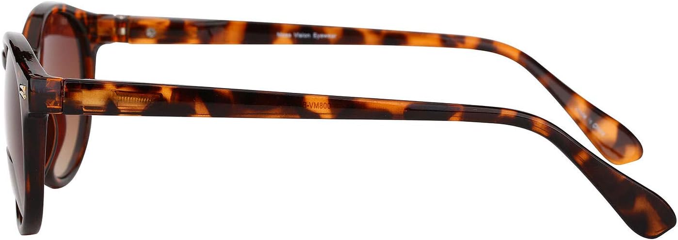 Mass Vision Lentes de sol bifocales polarizados ‘The Brilliance’  Gafas de sol redondas de marco completo para mujeres y hombres