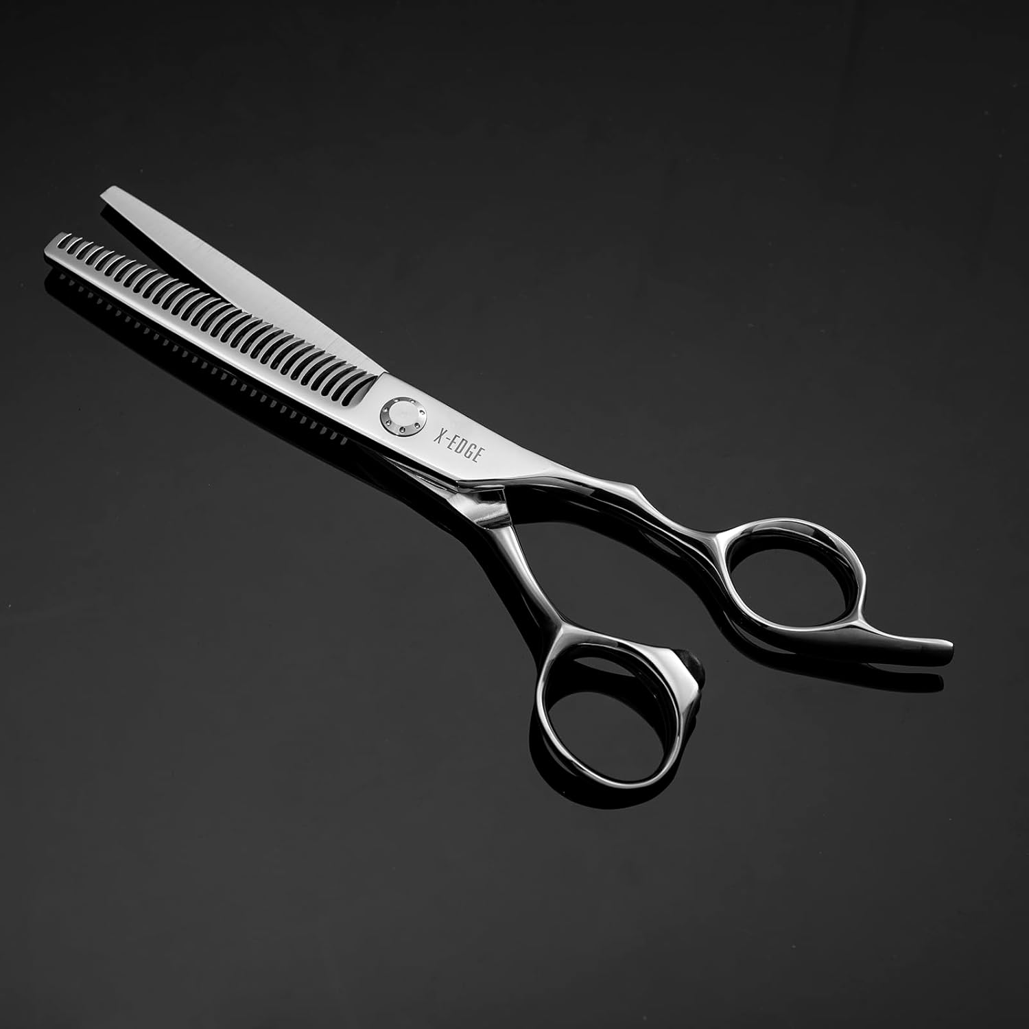 Tijeras para adelgazar el cabello, tijeras profesionales de 6 pulgadas, hechas de Japón 440C, tijeras de peluquería para corte de pelo para