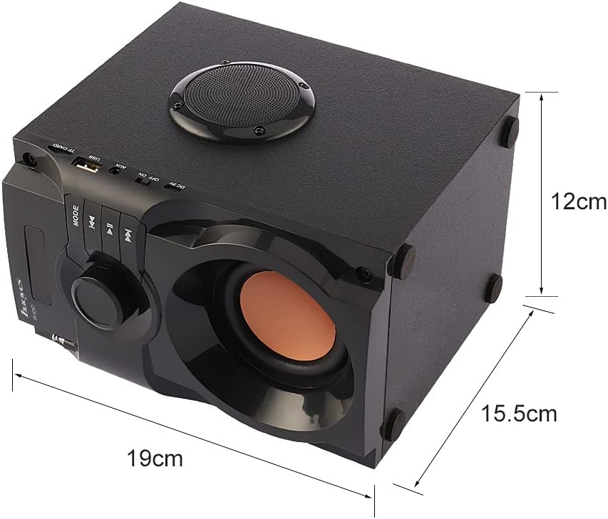 Altavoz Bluetooth portátil 10 W estéreo inalámbrico de graves pesados Bluetooth altavoz al aire libre subwoofer reproductor de MP3 para