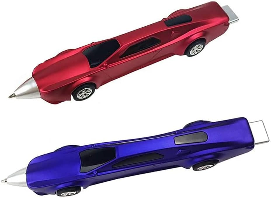 YJGMY Bolígrafos divertidos para niños, bolígrafos novedosos, suministros escolares, bolígrafos geniales para adolescentes, autos de carreras,