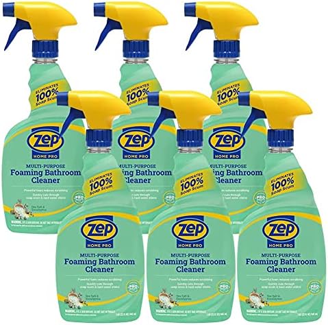 Zep Home Pro Limpiador de baño espumoso multiusos – 32 onzas líquidas – R53106 – Potencia de limpieza profesional de confianza ahora en aromas