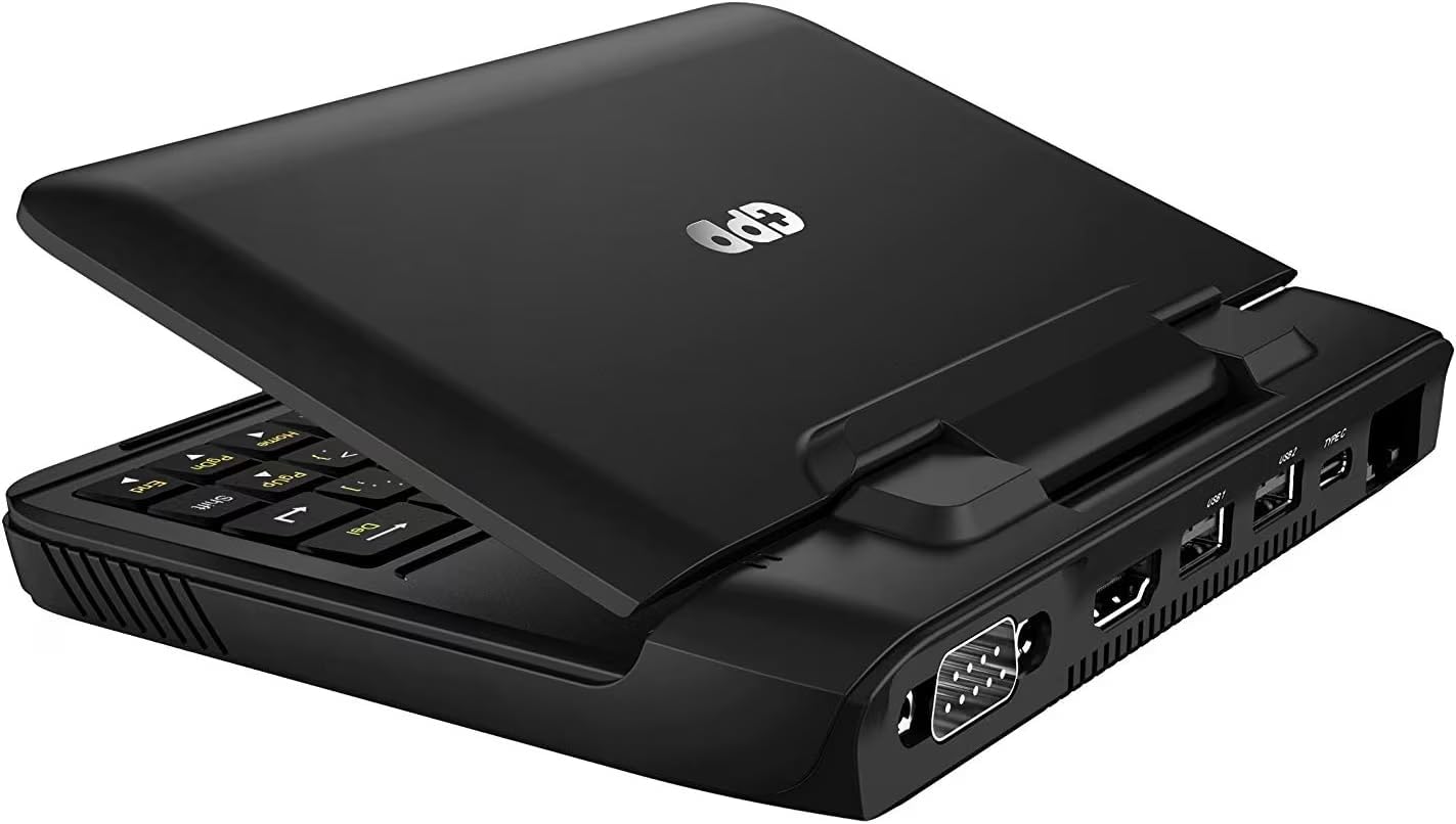 GPD Micro PC Windows 10 PRO Mini computadora portátil profesionales de TI con Celeron, gráficos HD 600 8 GB de RAM, SSD NGFF de 256 GB Ethernet de 1