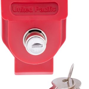 United Pacific 90630 Cerradura de mano Glad de plástico resistente, con llave similar (KA), cilindro de bloqueo sobremoldeado, dispositivo de United Pacific 90630 Cerradura de mano Glad de plástico resistente, con llave similar (KA), cilindro de bloqueo sobremoldeado, dispositivo de