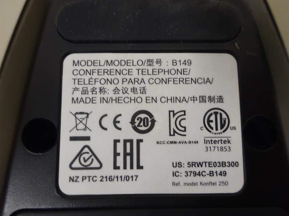 Avaya Teléfono de conferencia B149 – negro carbón 700501533