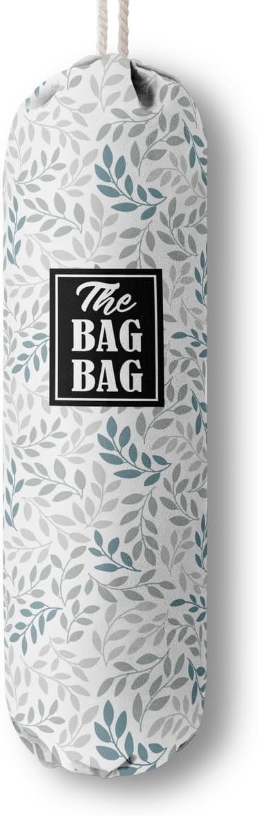Bolsa para bolsa de comestibles, organizador de bolsas de comestibles de hojas para bolsas de compras, bolsas de plástico de montaje en pared,