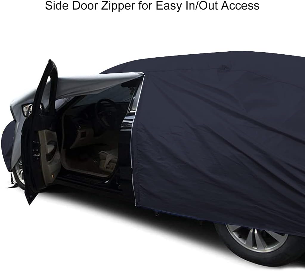 Funda impermeable para automóvil compatible con Volvo XC40 Recharge Pure Electric SUV, protección para todo tipo de clima, con tiras reflectantes,