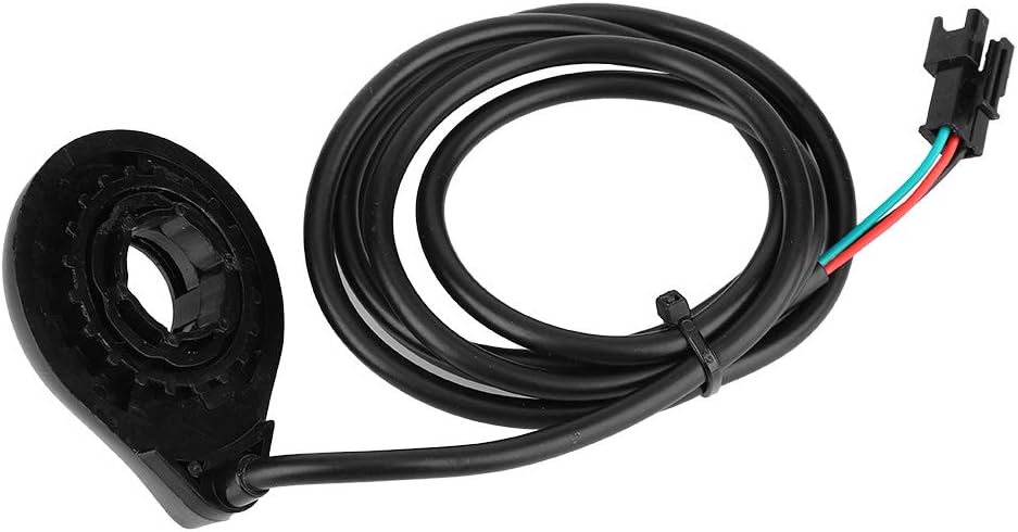 Sensor de asistencia de pedal de bicicleta, asistencia de pedal de bicicleta eléctrica ABS negro, 12 imanes, sensor de velocidad, sistema de