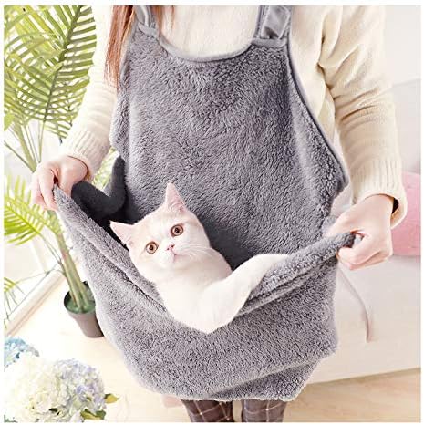 Creation Core – Bolsa de transporte para mascotas para perros y gatos, bolsa de transporte manos libres, de algodón, suave, transpirable, delantal