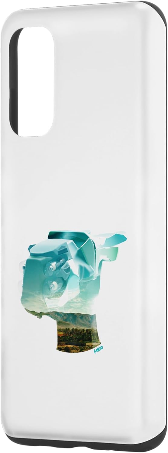 Galaxy S20 f-rico Stylized Tech Mech with Landscape Background Case