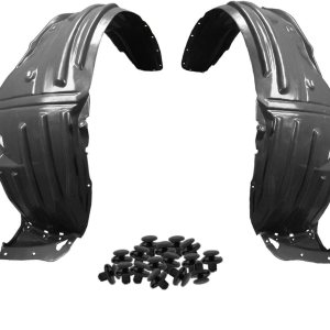 Parts N Go Juego de protectores de guardabarros con clips para piloto delantero 2009-2011 lado del conductor y pasajero izquierdo derecho HO1248135 Parts N Go Juego de protectores de guardabarros con clips para piloto delantero 2009-2011 lado del conductor y pasajero izquierdo derecho HO1248135