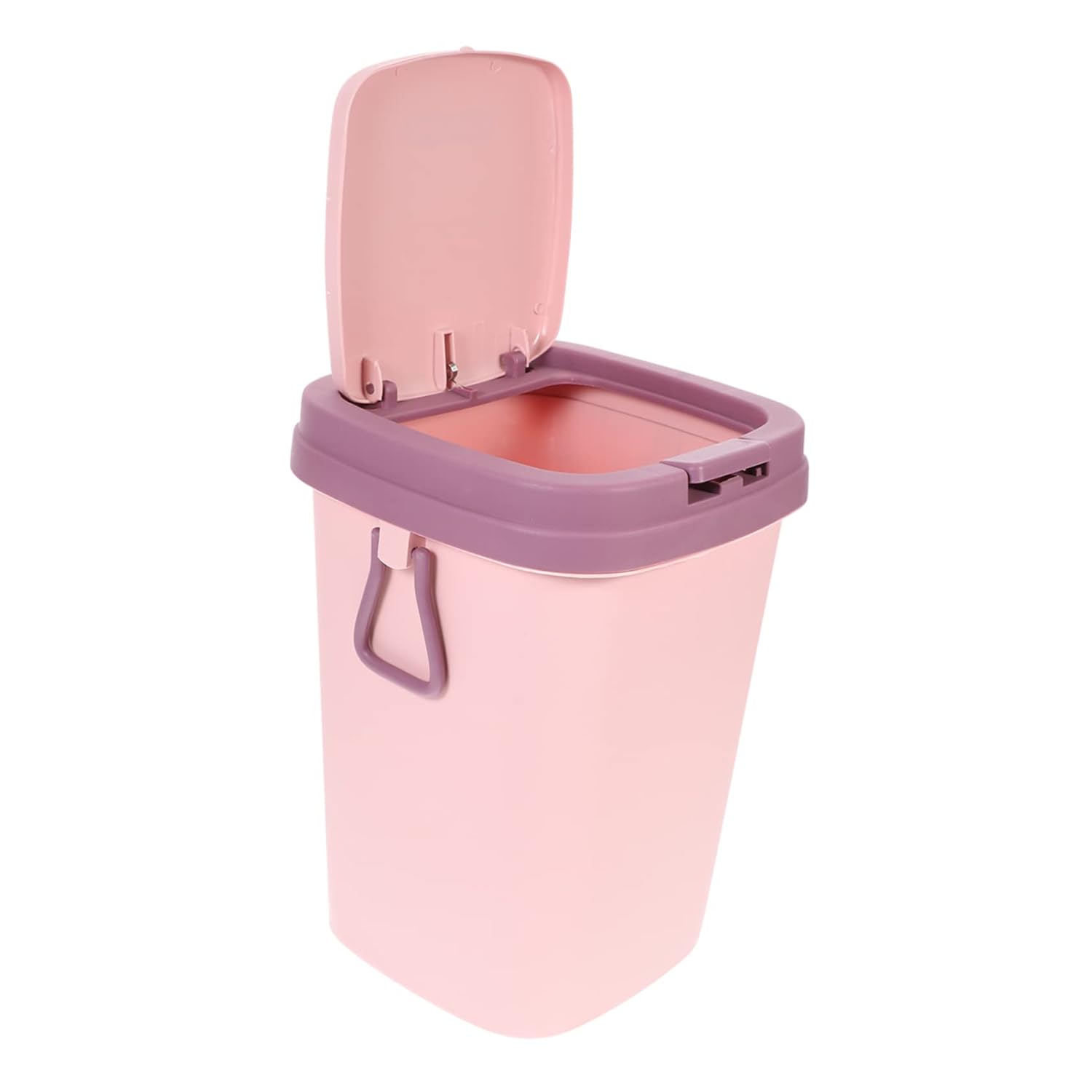 STOBAZA Bote de basura con tapa, papelera con tapa, papelera, cesta de basura, papelera, decoración de escritorio, pedal de basura, contenedor de