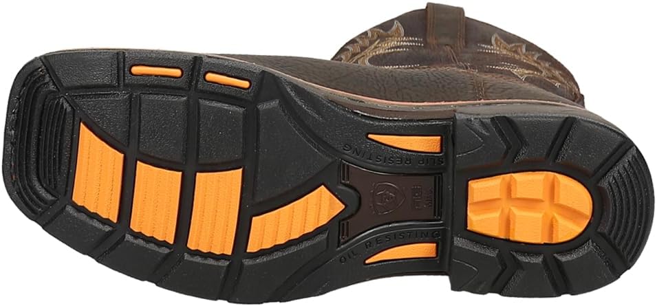 Ariat WorkHog Botas de trabajo impermeables con punta compuesta, punta de seguridad para hombre