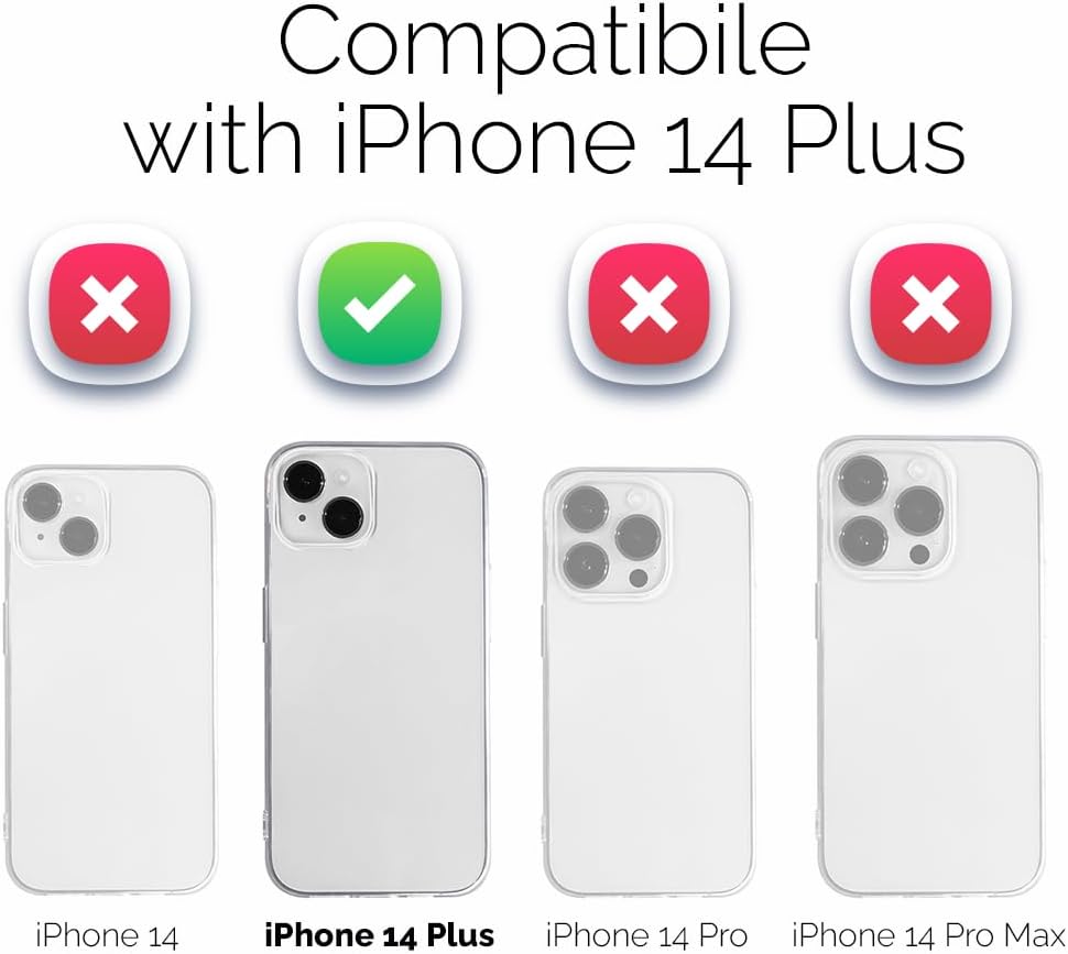 ERT GROUP Funda para Apple iPhone 14 Plus, diseño original y oficial de Disney, Maléfica 002, adaptada de manera óptima a la forma del teléfono