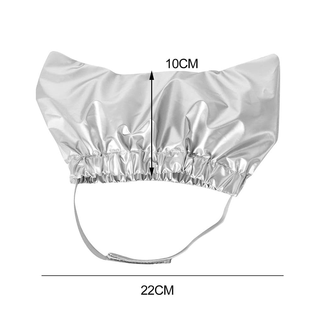 Zerodis Gorro de ducha para mascotas, gorro impermeable, protección para los oídos de la ducha de mascotas, cubiertas para orejas de perro,