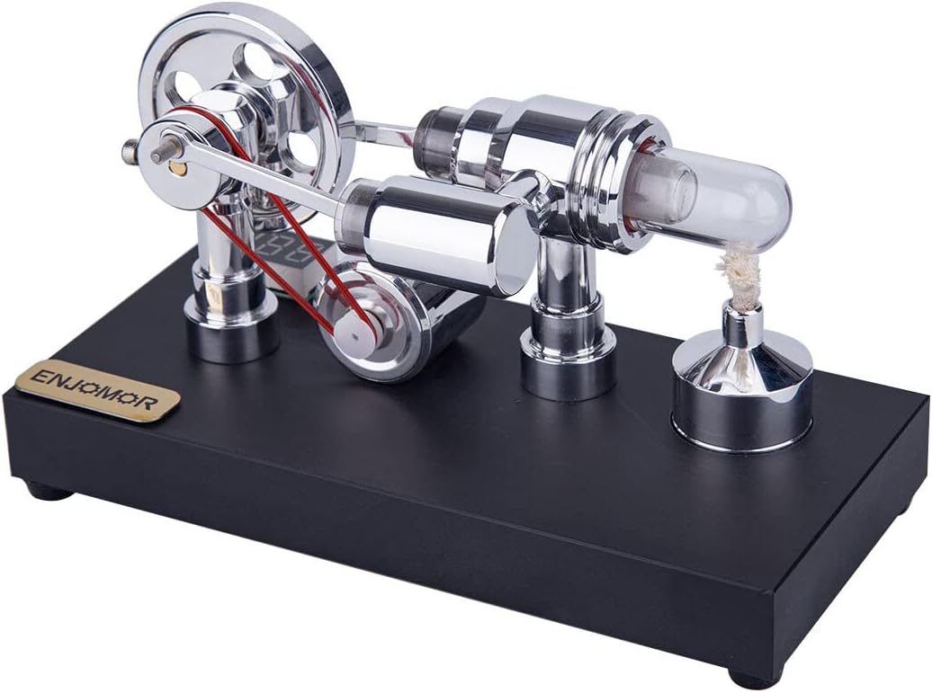 Newcomer Modelo del motor de Stirling del aire caliente, regalos educativos del generador de la electricidad del modelo del motor de Stirling del