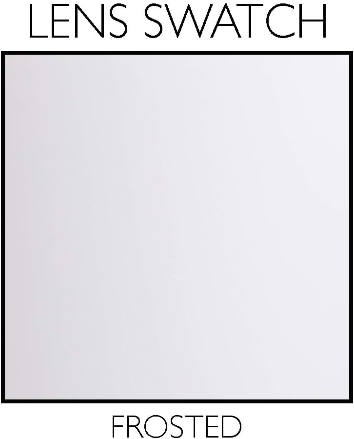 Design House 588426 Dove Creek – Lámpara de tocador regulable con vidrio esmerilado para espejo de baño, negro mate, 4 luces